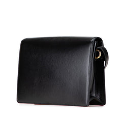グッチ GGマーモント ショルダーバッグ 589471 ブラック レザー レディース GUCCI 【中古】