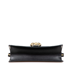 グッチ GGマーモント ショルダーバッグ 589471 ブラック レザー レディース GUCCI 【中古】