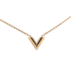 ルイ ヴィトン エセンシャルV ネックレス M80137 ローズゴールド メッキ レディース LOUIS VUITTON 【中古】