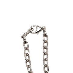 カルティエ 2C ロゴ チャーム キーホルダー シルバー メタル レディース CARTIER 中古