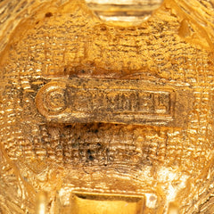 シャネル ココマーク ライオンモチーフ イヤリング ゴールド メッキ ラインストーン レディース CHANEL 【中古】