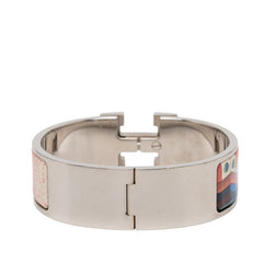 エルメス クリッククラックH PM ブレスレット シルバー ブルー マルチカラー メタル レディース HERMES 【中古】