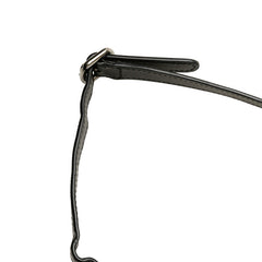 シャネル ココマーク チェーン ショルダーバッグ ハンドバッグ 2WAY ブラック エナメル レディース CHANEL 【中古】