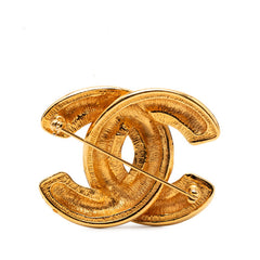 シャネル ココマーク マトラッセ ブローチ ゴールド メッキ レディース CHANEL 【中古】