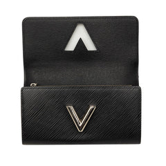 ルイ ヴィトン エピ ポルトフォイユ ツイスト 長財布 M68309 ノワール ブラック レザー レディース LOUIS VUITTON 中古