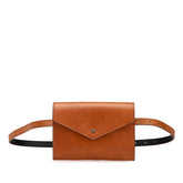 サンローラン ショルダーバッグ ウエストバッグ 558237 ブラウン レザー レディース SAINT LAURENT 【中古】