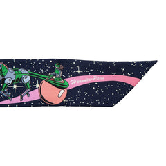 エルメス ツイリー SPACE DERBY スペースダービー スカーフ ネイビー マルチカラー シルク レディース HERMES 【中古】
