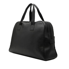 グッチ シェリー ライン ボストンバッグ 282511 ブラック グレー ブラウン レザー メンズ GUCCI 【中古】