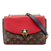 ルイ ヴィトン モノグラム サン プラシード チェーンショルダーバッグ M43713 スリーズ ブラウン PVC レザー レディース LOUIS VUITTON 【中古】