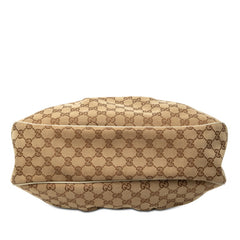 グッチ GGキャンバス スーキー ショルダーバッグ 296834 ベージュ キャンバス レザー レディース GUCCI 【中古】
