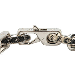 ルイ ヴィトン モノグラム チェーン ブレスレット #M M64223 シルバー メタル メンズ LOUIS VUITTON 【中古】