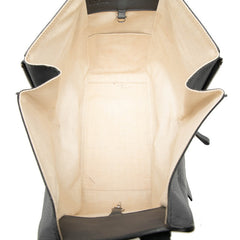 ロエベ ハンモック スモール ハンドバッグ ショルダーバッグ 2WAY グレー レザー レディース LOEWE 【中古】