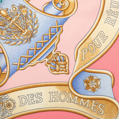 エルメス カレ90 EUROPE ヨーロッパ スカーフ ピンク マルチカラー シルク レディース HERMES 中古