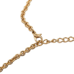 ディオール ロゴ ネックレス ゴールド メッキ レディース Dior 【中古】