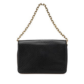 サンローラン チェーン ワンショルダーバッグ 314509 ブラック レザー レディース SAINT LAURENT 【中古】