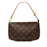 ルイ ヴィトン モノグラム ポシェット アクセソワール ハンドバッグ ポーチ M51980 ブラウン PVC レザー レディース LOUIS VUITTON 【中古】