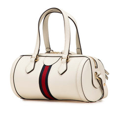 グッチ GGオフィディア ハンドバッグ ショルダーバッグ 2WAY 602577 ホワイト レザー レディース GUCCI 【中古】