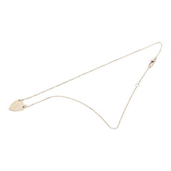 グッチ トレードマーク ハート ペンダント ネックレス シルバー SV925 シルバー レディース GUCCI 【中古】