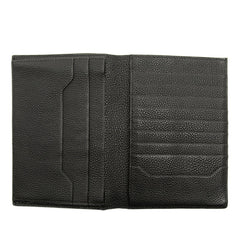 エルメス 二つ折り財布 ブラック トゴ レディース HERMES 【中古】