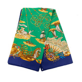 エルメス カレ90 VOILES DE LUMIERE 光の帆船 スカーフ グリーン マルチカラー シルク レディース HERMES 【中古】