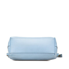 グッチ インターロッキングG ハンドバッグ ショルダーバッグ 2WAY 449659 ライトブルー レザー レディース GUCCI 【中古】