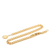 シャネル ココマーク 31 RUE CAMBON ル カンボン ロゴプレート チェーンベルト ゴールド メッキ レディース CHANEL 【中古】