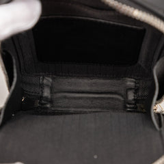 ロエベ アナグラム ショルダーバッグ ブラック レザー レディース LOEWE 【中古】