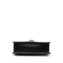グッチ シェリーライン シルヴィ ショルダーバッグ 421882 ブラック レザー レディース GUCCI 【中古】