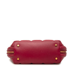 ボッテガヴェネタ ザ スウープ ハンドバッグ ショルダーバッグ 2WAY レッド レザー レディース BOTTEGAVENETA 【中古】