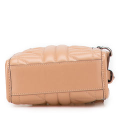 グッチ GGマーモント キルティング ハンドバッグ ショルダーバッグ 2WAY 696123 ベージュ レザー レディース GUCCI 【中古】