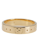 グッチ アイコン リング 指輪 #9 K18YG イエローゴールド レディース GUCCI 【中古】