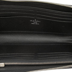 ルイ ヴィトン タイガ ジッピードラゴンヌ 長財布 M69409 ブラック ノワール レザー レディース LOUIS VUITTON 【中古】