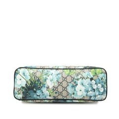グッチ GGブルームス ハンドバッグ ショルダーバッグ 2WAY 429019 ベージュ ネイビー PVC レザー レディース GUCCI 【中古】