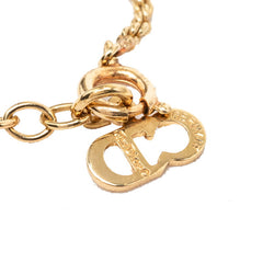 ディオール CDロゴ ネックレス ゴールド メッキ レディース Dior 【中古】
