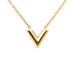 ルイ ヴィトン エセンシャルV ネックレス M61083 ゴールド メッキ レディース LOUIS VUITTON 【中古】