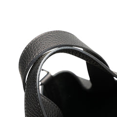 エルメス ピコタンロックPM ハンドバッグ ブラック シルバー金具 トゴ レディース HERMES 【中古】