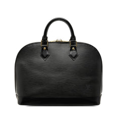 ルイ ヴィトン エピ アルマ PM ハンドバッグ M52142 ノワール ブラック ゴールド レザー レディース LOUIS VUITTON 【中古】