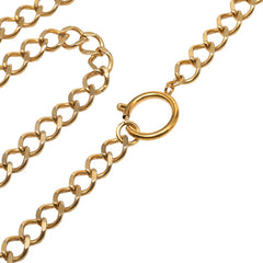 シャネル 31 RUE CAMBON カンボン ヴィンテージ コインモチーフ チェーン ペンダント ネックレス ゴールド メッキ レディース CHANEL 【中古】