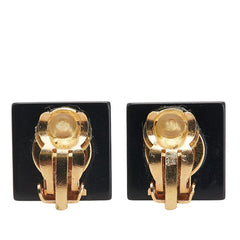 シャネル ココマーク イヤリング ゴールド ブラック メッキ プラスチック フェイクパール レディース CHANEL 【中古】