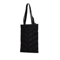 サンローラン パファー トートバッグ 688364 ブラック ナイロン レザー ポリアミド レディース SAINT LAURENT 【中古】