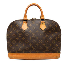 ルイ ヴィトン モノグラム アルマPM 旧型 ハンドバッグ ショルダーバッグ2WAY M51130 ブラウン PVC レザー レディース LOUIS VUITTON 【中古】