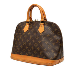 ルイ ヴィトン モノグラム アルマPM 旧型 ハンドバッグ ショルダーバッグ2WAY M51130 ブラウン PVC レザー レディース LOUIS VUITTON 【中古】