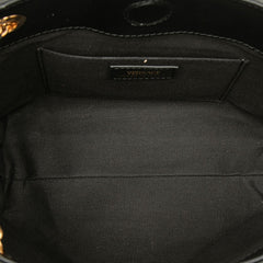 ヴェルサーチェ メデューサ チェーン ショルダーバッグ ブラック レザー レディース VERSACE 【中古】
