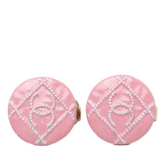 シャネル ココマーク イヤリング ゴールド ピンク メッキ レディース CHANEL 【中古】