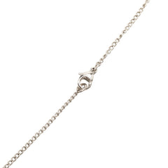 シャネル ココマーク クリスマスツリー モチーフ ネックレス 03A シルバー ホワイト メタル レディース CHANEL 【中古】