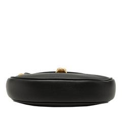 ブルガリ セルペンティ エリプス ハンドバッグ チェーン ショルダーバッグ 2WAY ブラック レザー レディース BVLGARI 【中古】