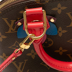 ルイ ヴィトン モノグラム アルマBB ハンドバッグ ショルダーバッグ 2WAY M41659 フラミンゴ レッド PVC レザー レディース LOUIS VUITTON 【中古】