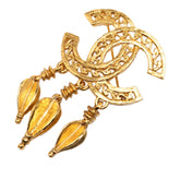 シャネル ヴィンテージ ココマーク ブローチ ゴールド メッキ レディース CHANEL 【中古】