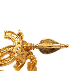 シャネル ヴィンテージ ココマーク ブローチ ゴールド メッキ レディース CHANEL 【中古】