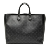 ルイ ヴィトン モノグラム エクリプス グラン サック トートバッグ M44733 グレー ブラック PVC レザー メンズ LOUIS VUITTON 【中古】